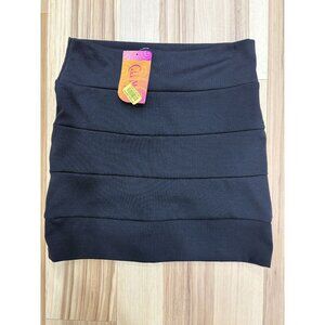 Catch My I Black Bandage Mini Skirt Size S NWT